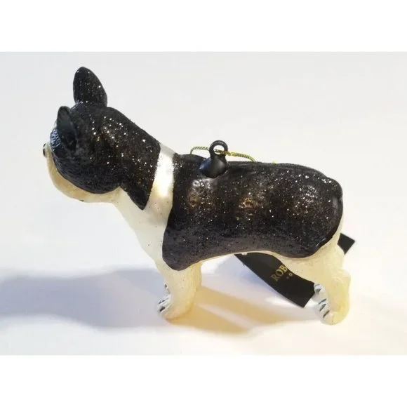Robert Stanley Home Collection Christmas Ornament Boston Terrier Dog Black White - Picture 8 of 9